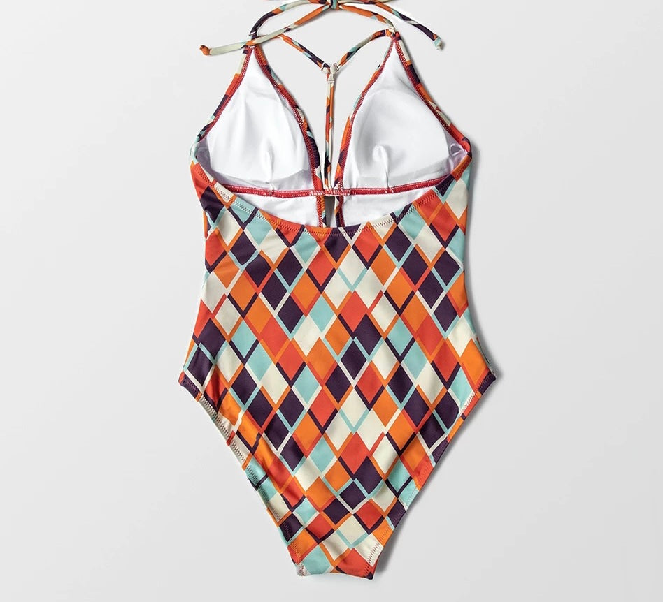 Diamond Pattern One Piece