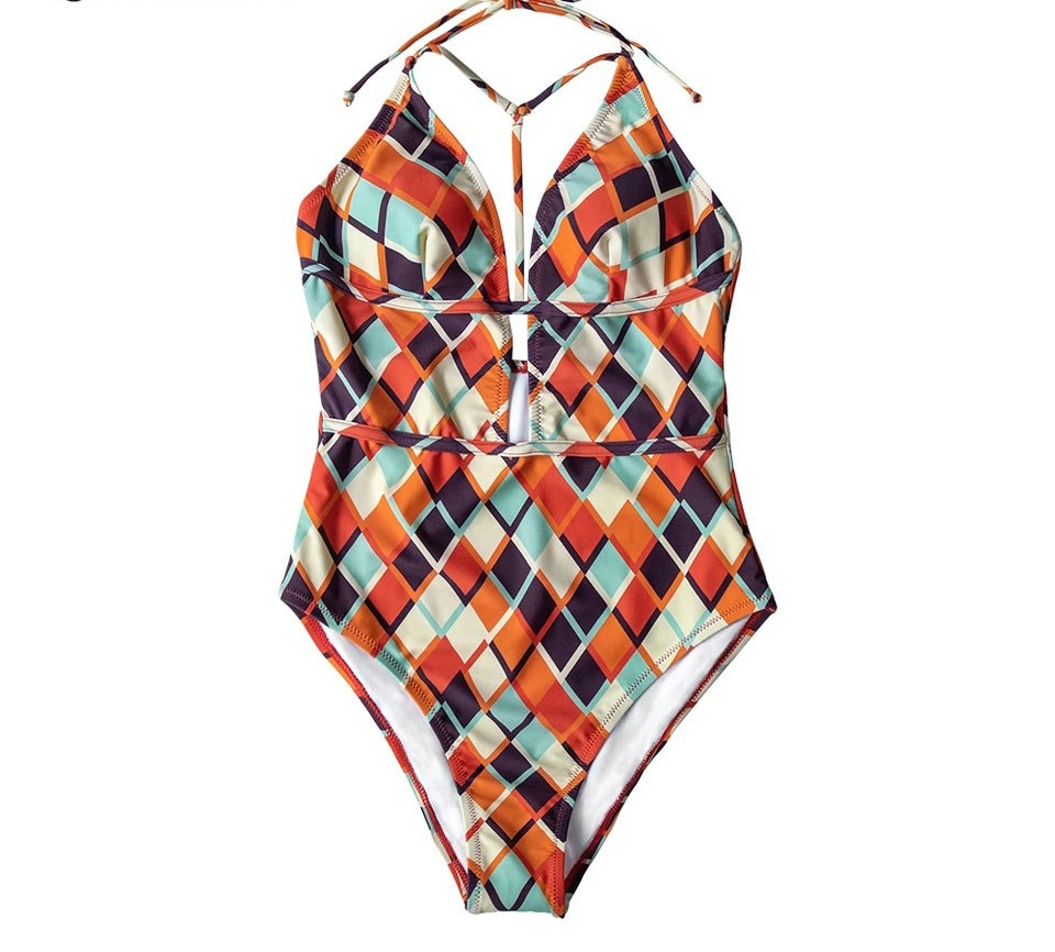 Diamond Pattern One Piece