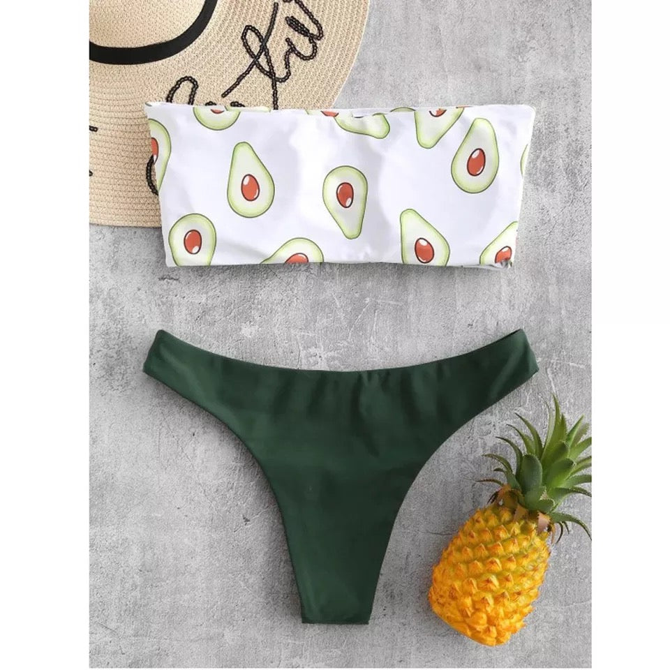 Avocado Print Bikini