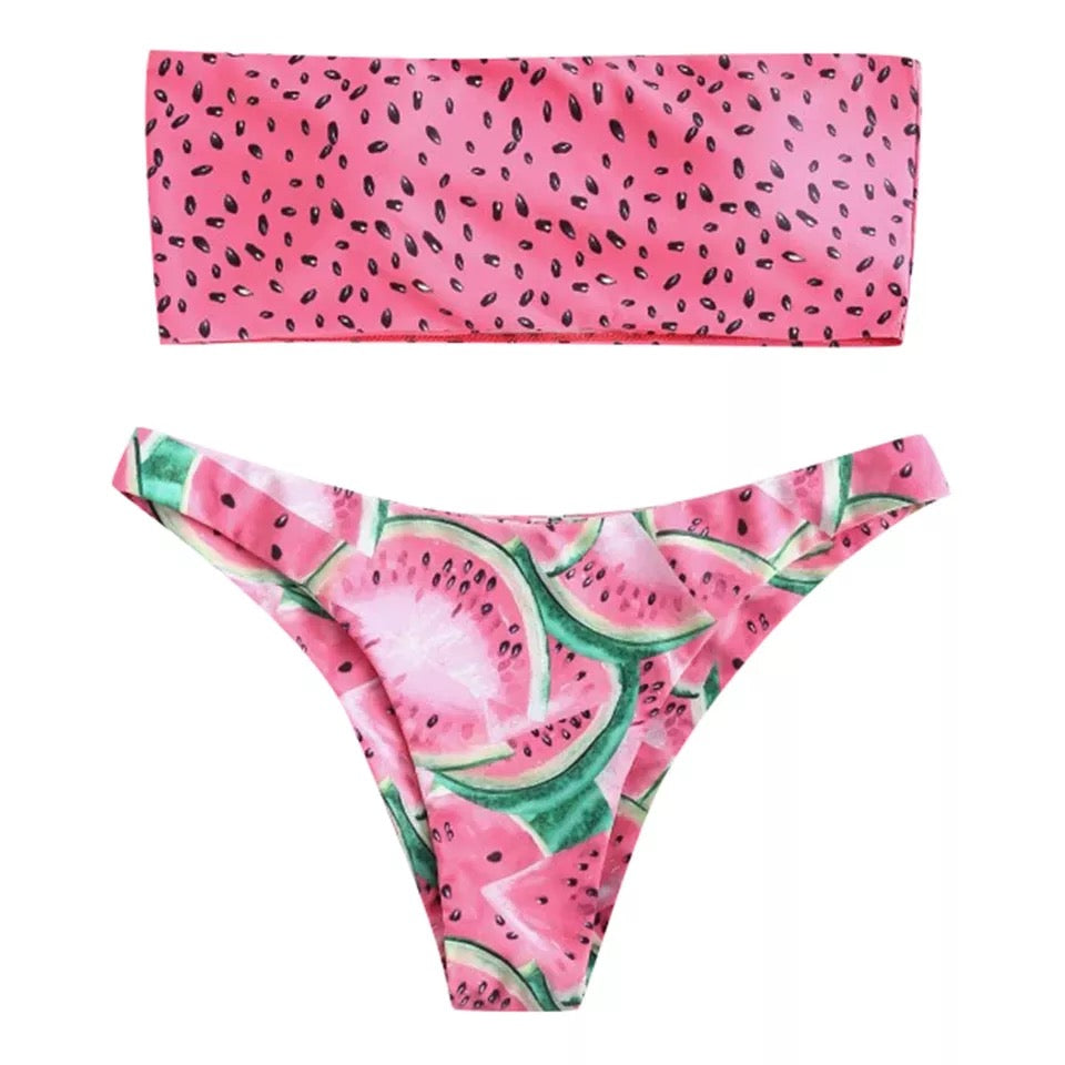 Pink Watermelon Print