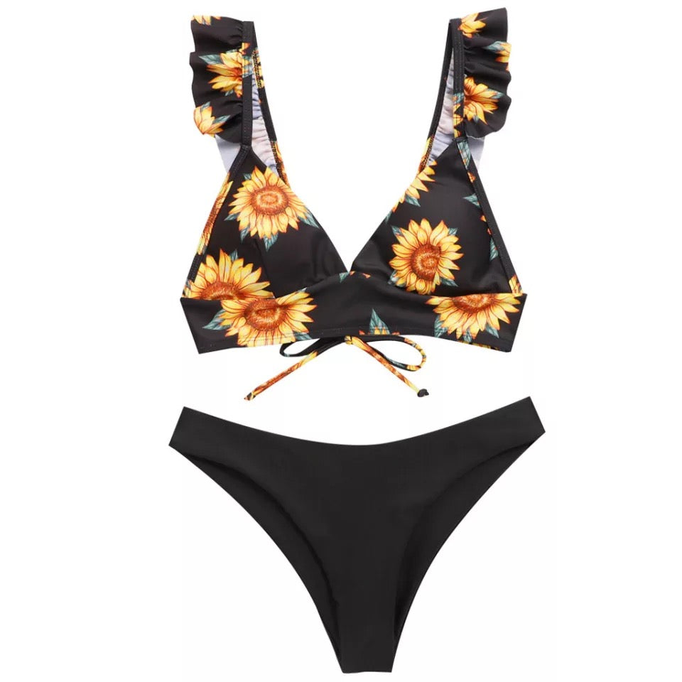 Black Sunflower Bikini